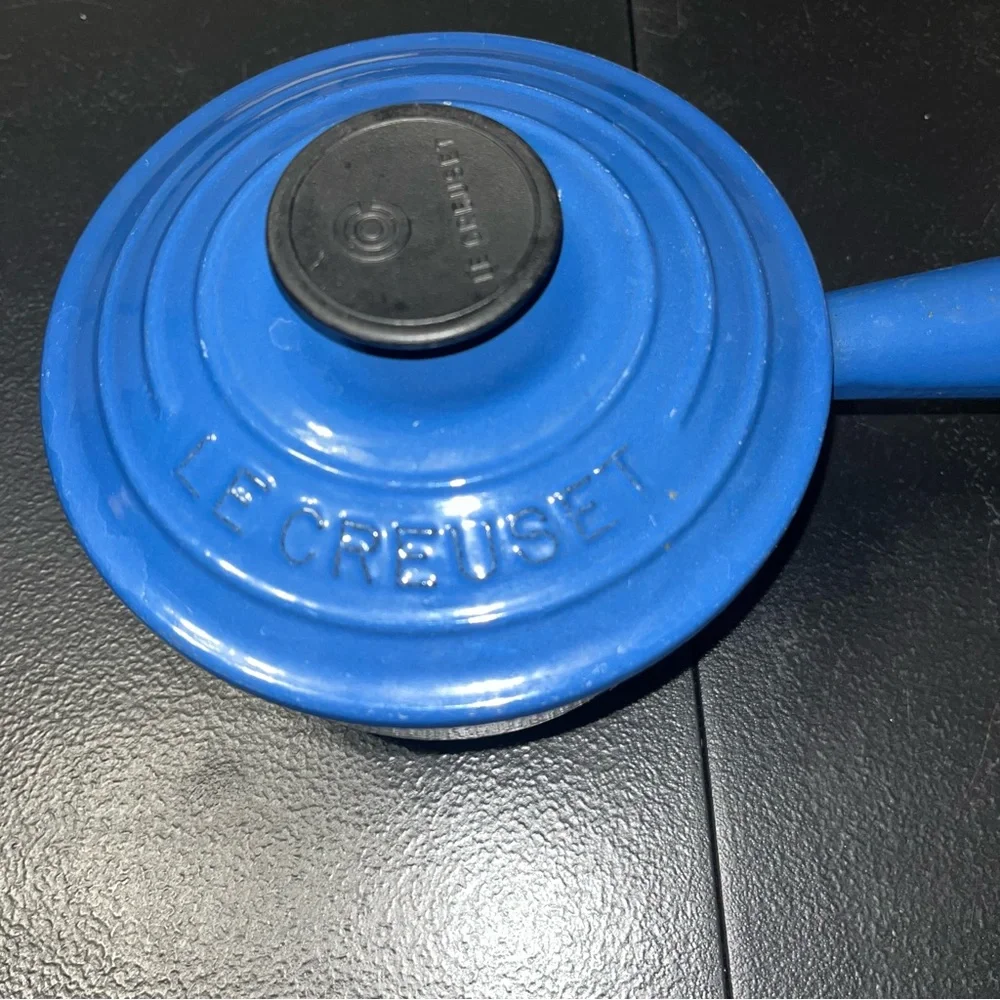 Vintage Le Creuset Blue Small Sauce Pan